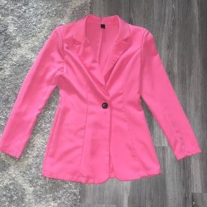 Bubblegum pink blazer